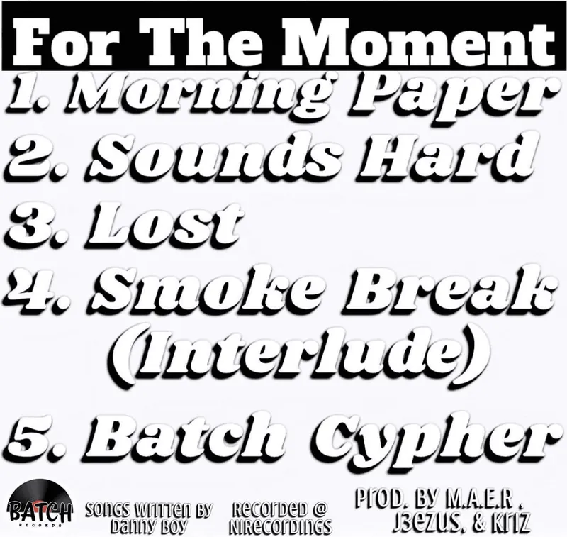 For The Moment cover art